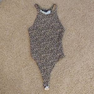 M Leopard Print Body Suit